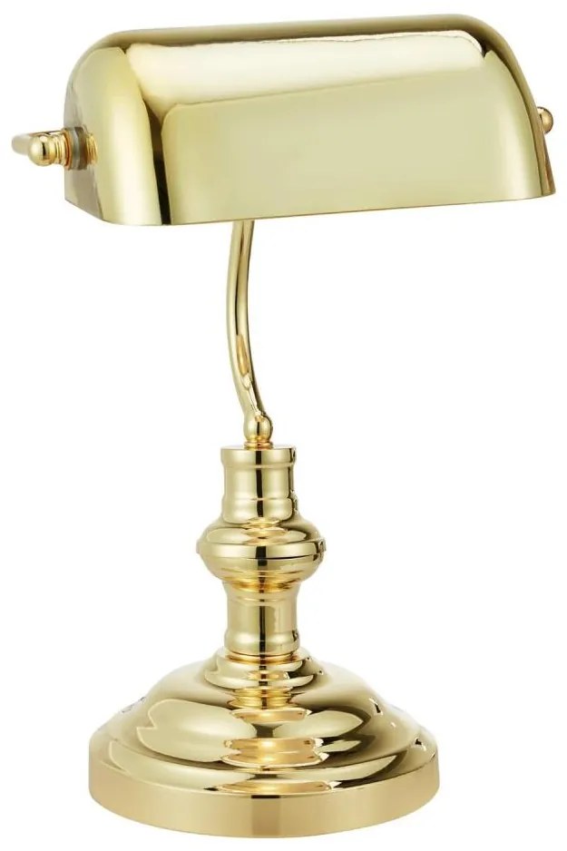 Markslöjd 108977 - Stolová lampa BANKERS 1xE14/40W/230V zlatá