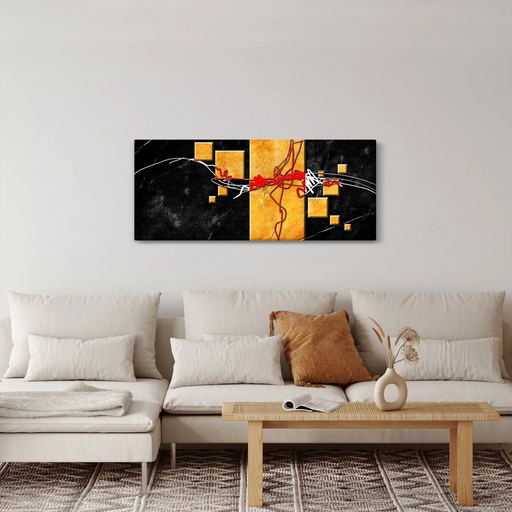 Abstraktný obraz - Tanečnice (120x50 cm)