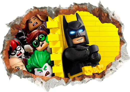 Samolepka na stenu "LEGO Batman 2" 50x70cm