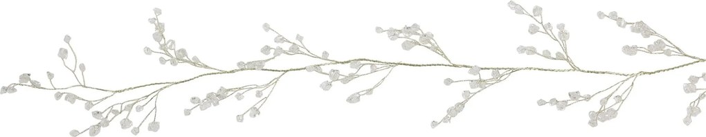 Vianočná elegantná girlanda s kryštálmi Glaze Forest - 150 cm