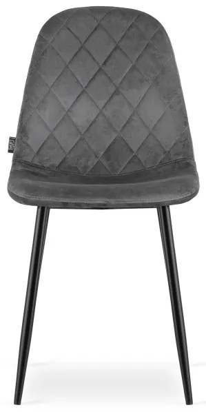 Jedálenská stolička ASTI tmavo sivá