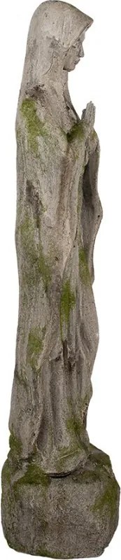 Dekorácia socha bábiky Márie s machovým vzhľadom - 15*15*67 cm