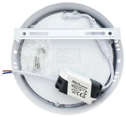 LED Stropné svietidlo LED/12W/230V 4200K pr. 16 cm biela