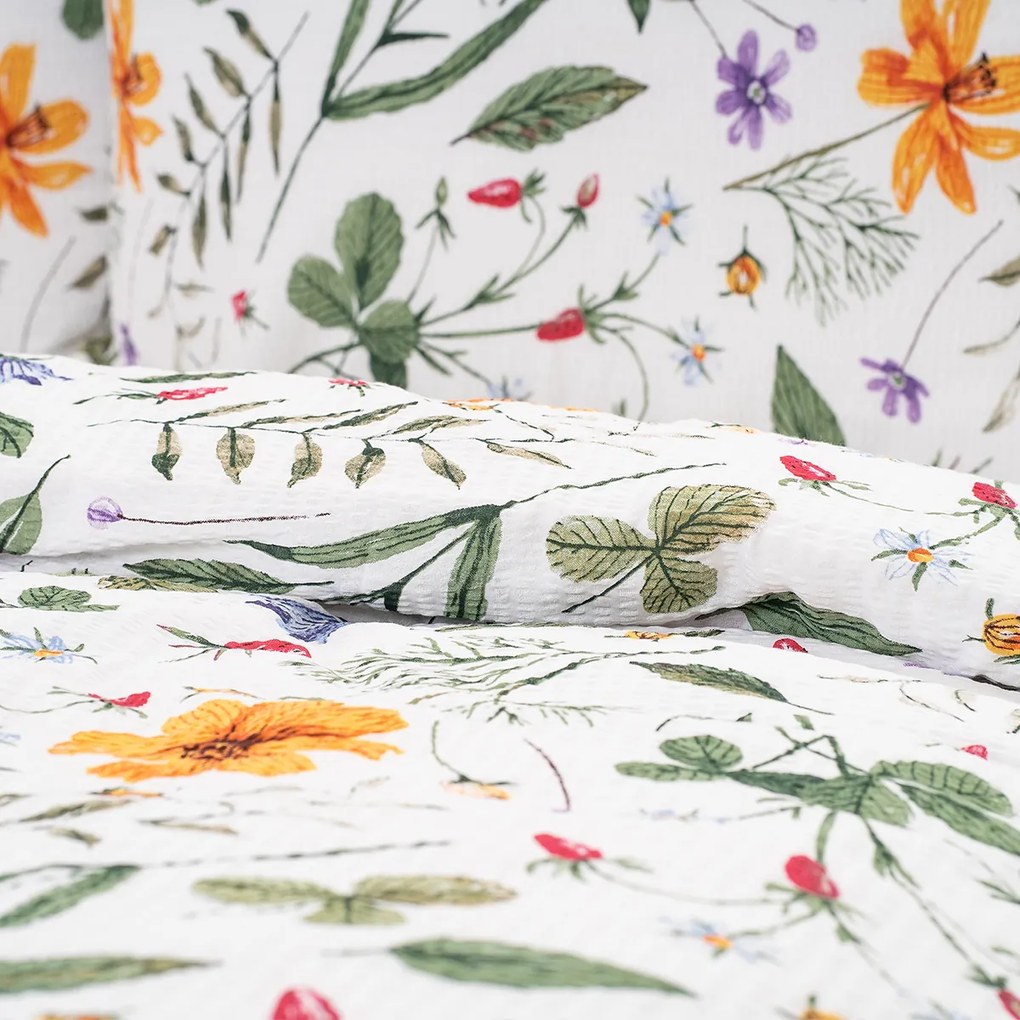 4Home Krepové obliečky Wildflower Bliss, 140 x 220 cm, 70 x 90 cm