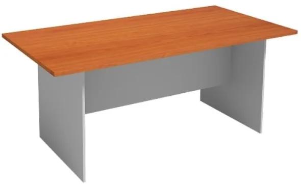 Rokovací stôl PRIMO 1800 x 900 mm, hranatý, sivá / čerešňa
