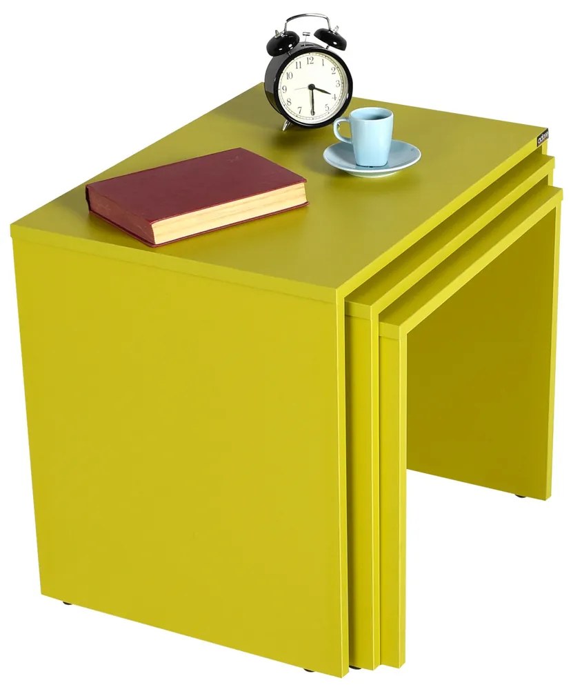 Odkladací stolík SHP Green, 3 ks