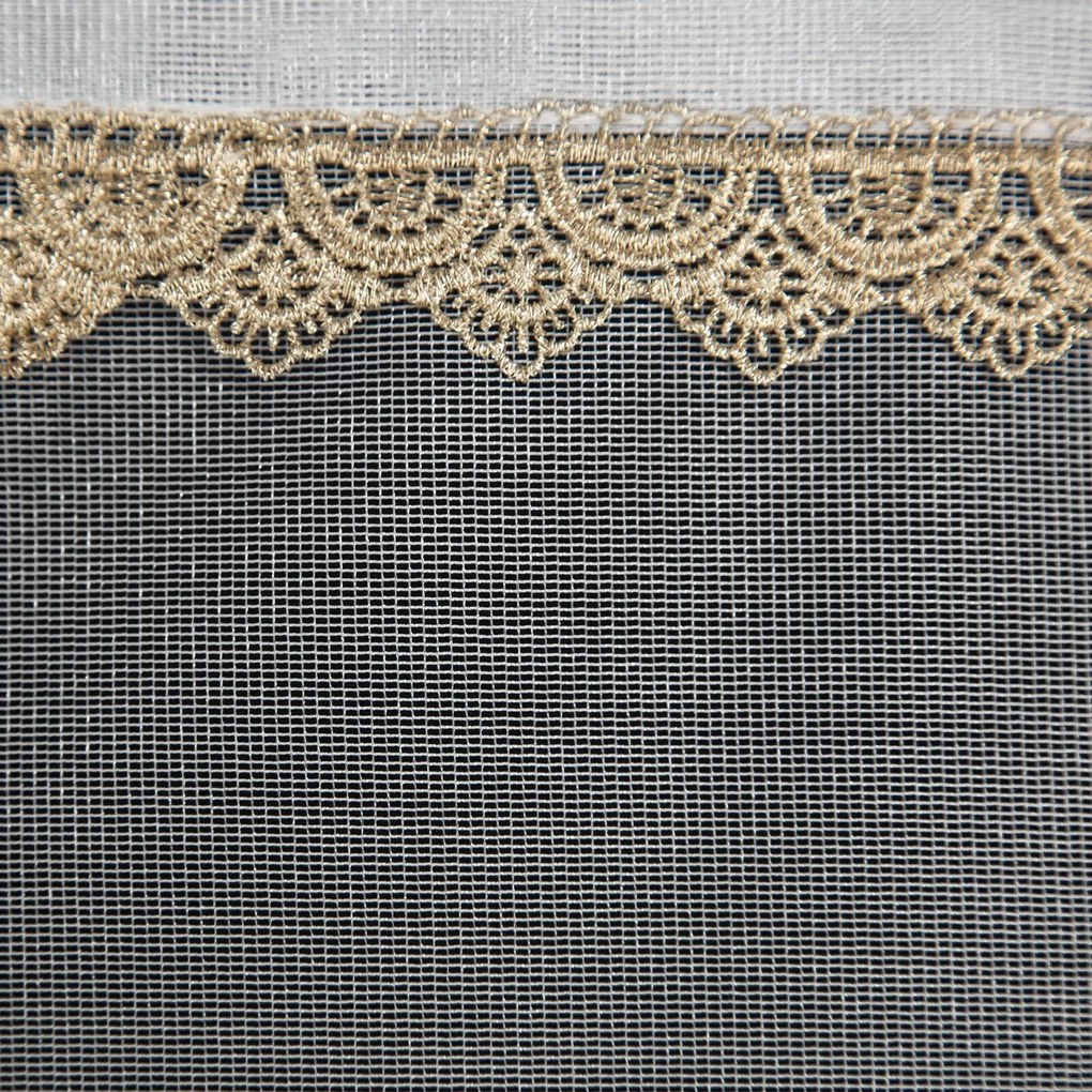 ZÁCLONA NA KRÚŽKOCH MERIL 300X250 CM BIELA