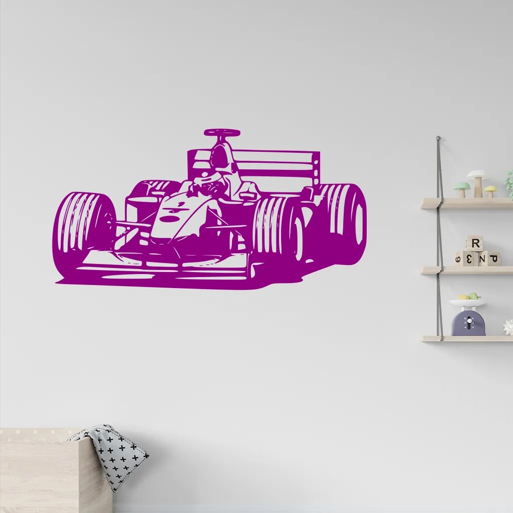 Veselá Stena Samolepka Formula Farba: oranžová, Veľkosť: 100 x 51 cm