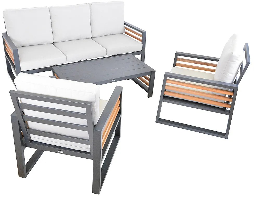 Hliníková zostava NEWPORT pre 5 osôb