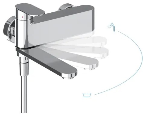 Ravak X070451 - Vaňová batéria CHROME lesklý chróm