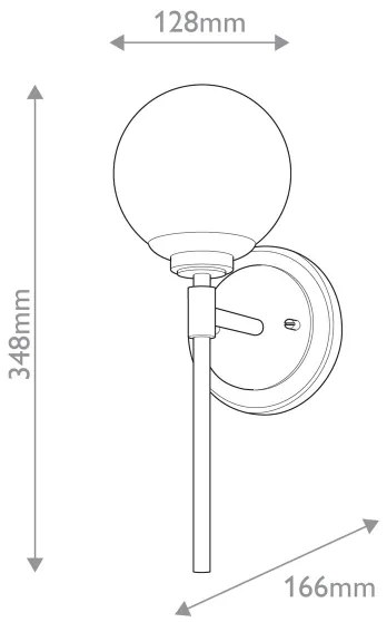 Kichler KL-BENNO1-BK-CPZ - LED kúpeľňové svietidlo BENNO 2xG9/3W/230V zlaté IP44