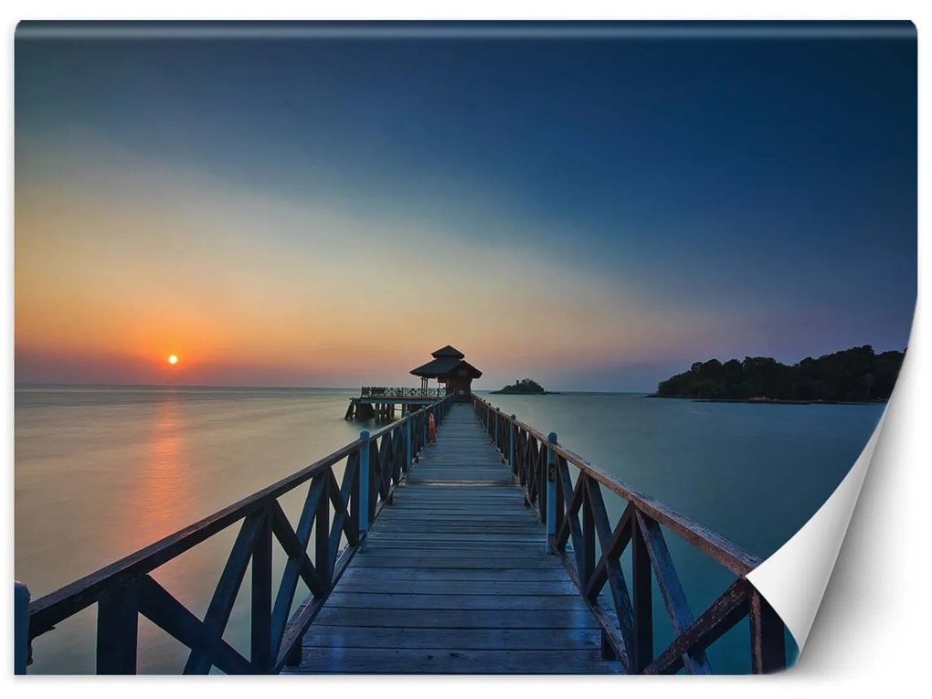 Gario Fototapeta Pohľad na zapadajúce slnko Materiál: Vliesová, Rozmery: 400 x 280 cm