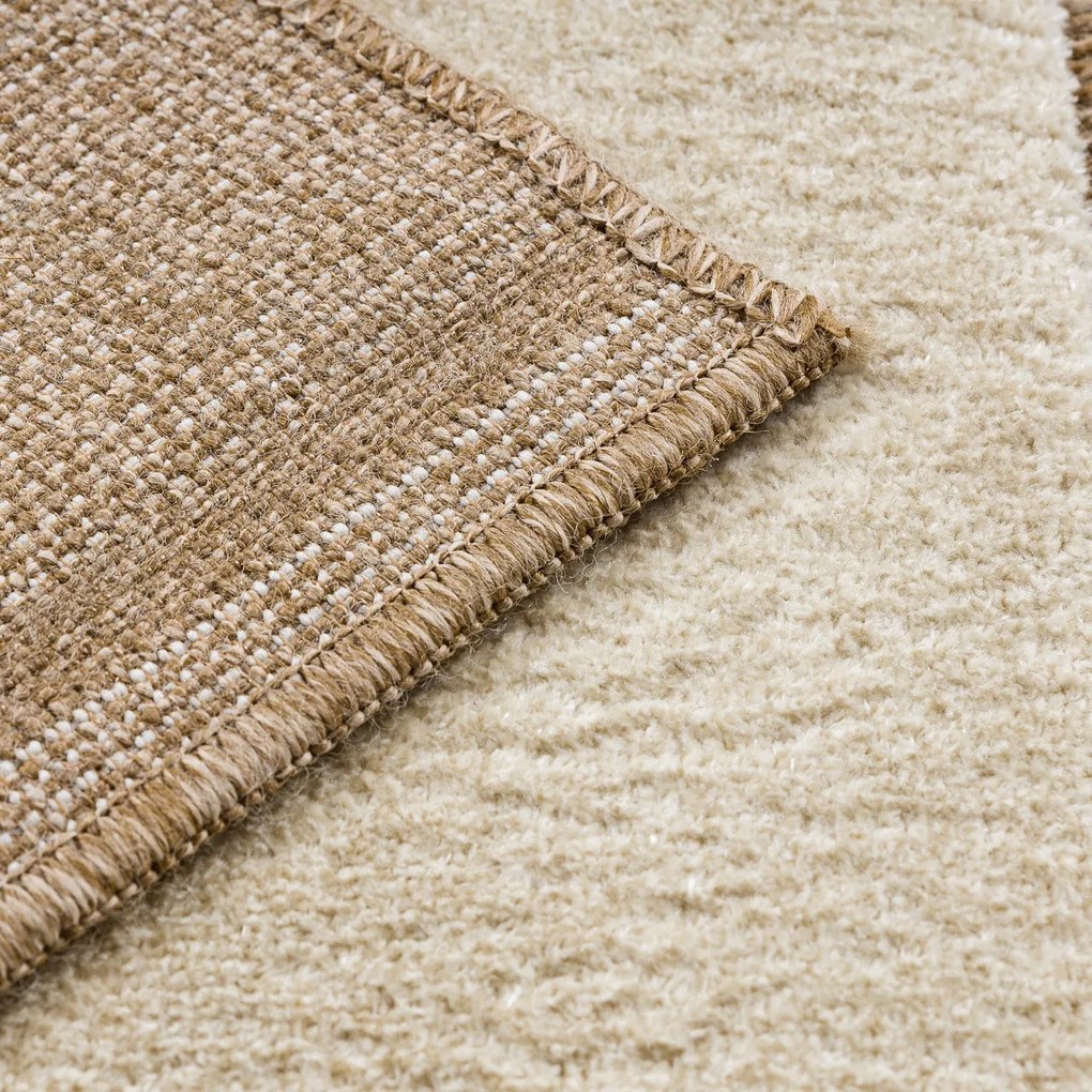 Dywany Łuszczów, Kusový koberec Spark 0698A beige/cream, 80x150, béžová, chodba / predsieň
