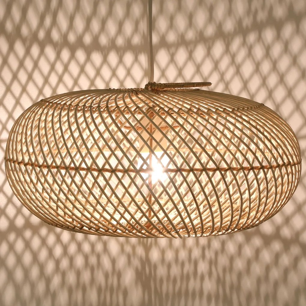 Ratanová lampa Esra malá