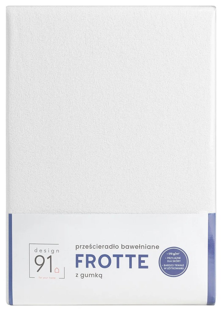 FROTÉ PRESTIERADLO 140X200 CM, VÝŠKA 20 CM BIELE