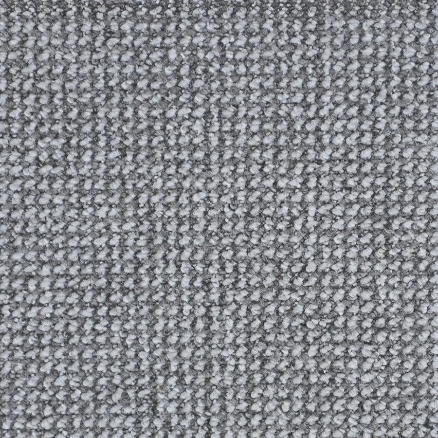 Spoltex, Metrážny koberec Texas 22 silver, na mieru, šíře 4m, šedá, filc, chodba / predsieň