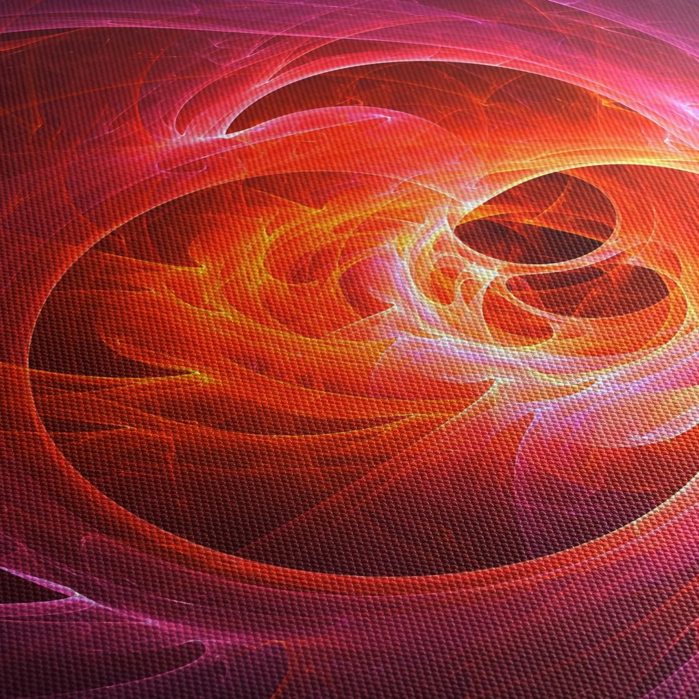 Moderný obraz ružovej abstrakcie (150x105 cm)
