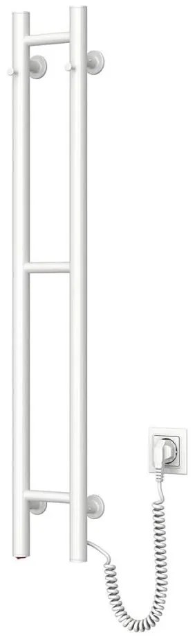 Elektrický sušiak na uteráky SILOUETTE 187W/230V 101,1 cm IP44 biela pravá zaokrúhlený