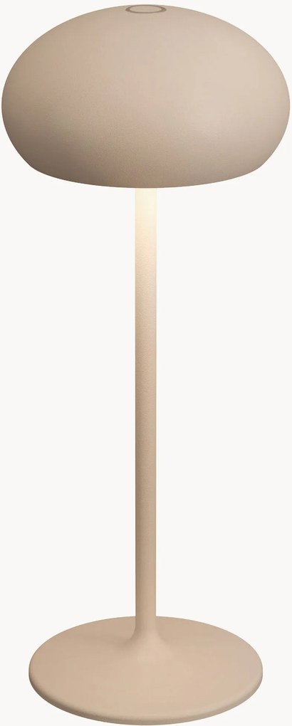 Prenosná exteriérová stolová LED lampa Pebble, stmievateľná