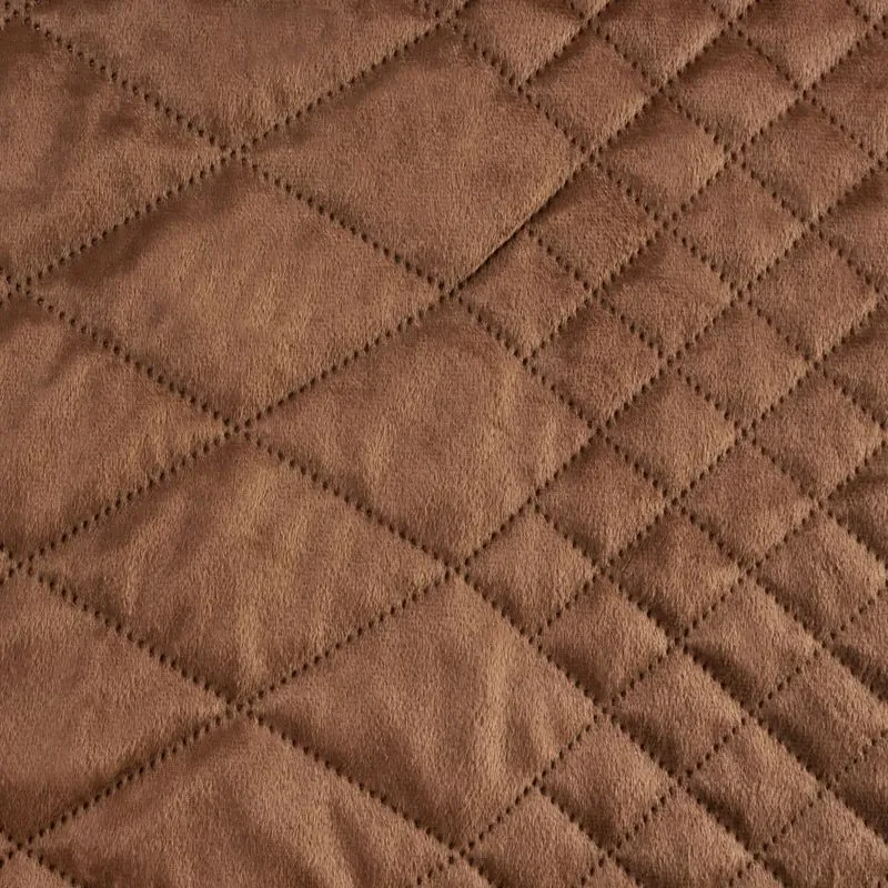Dekorstudio Zamatový prehoz na posteľ LUIZ3 v medenej farbe Rozmer prehozu (šírka x dĺžka): 220x240cm
