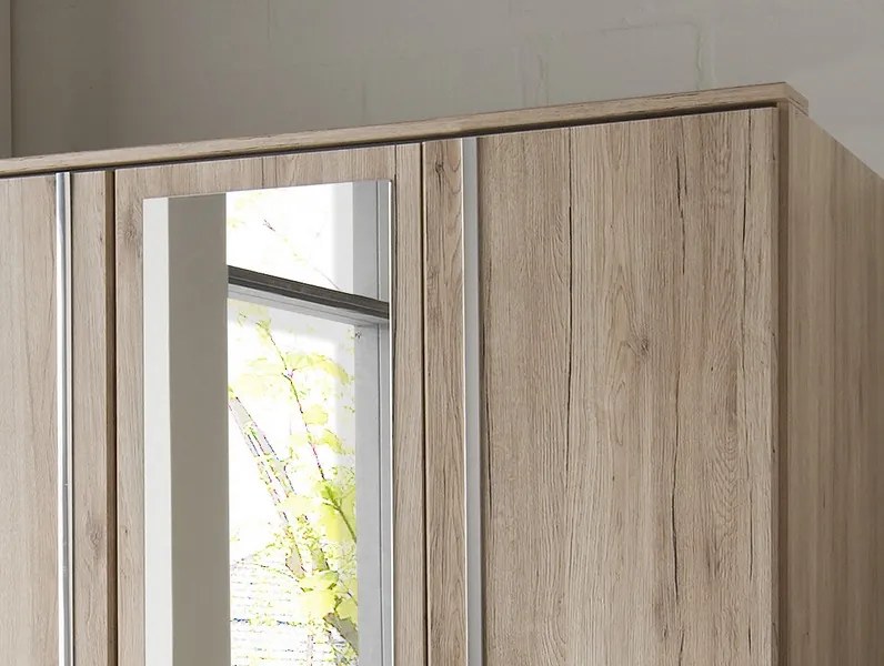 Šatníková skriňa Duo, dub San Remo