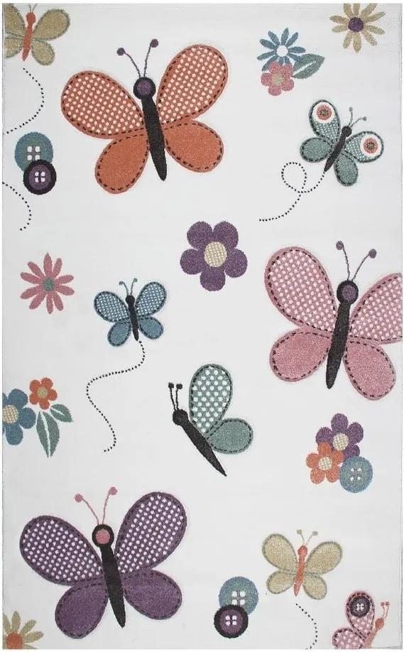 Detský koberec Eco Rugs Butterfly, 160 × 230 cm
