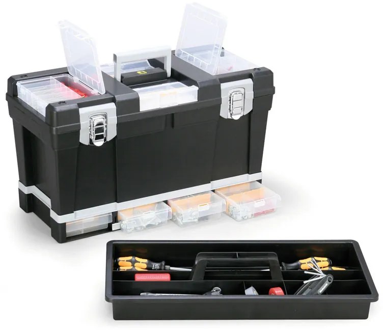 Kufor na náradie s organizérmi McPlus Depot S 23