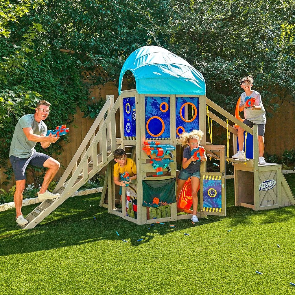 Detské ihrisko na záhradu NERF BATTLE FORT 4,45x1,84 m