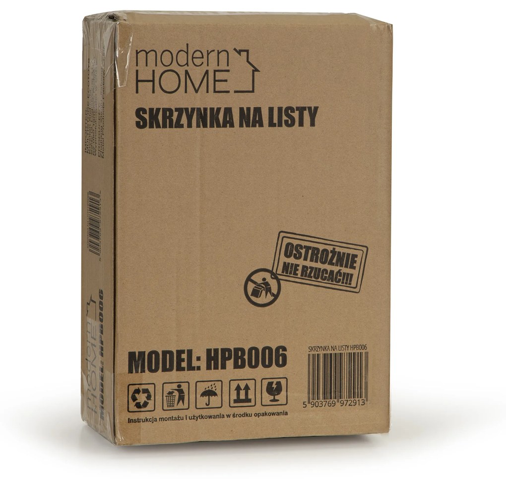 Pozinkovaná oceľová poštová schránka