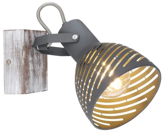 Globo 54661-1 - Nástenné bodové svietidlo MORI 1xE27/40W/230V