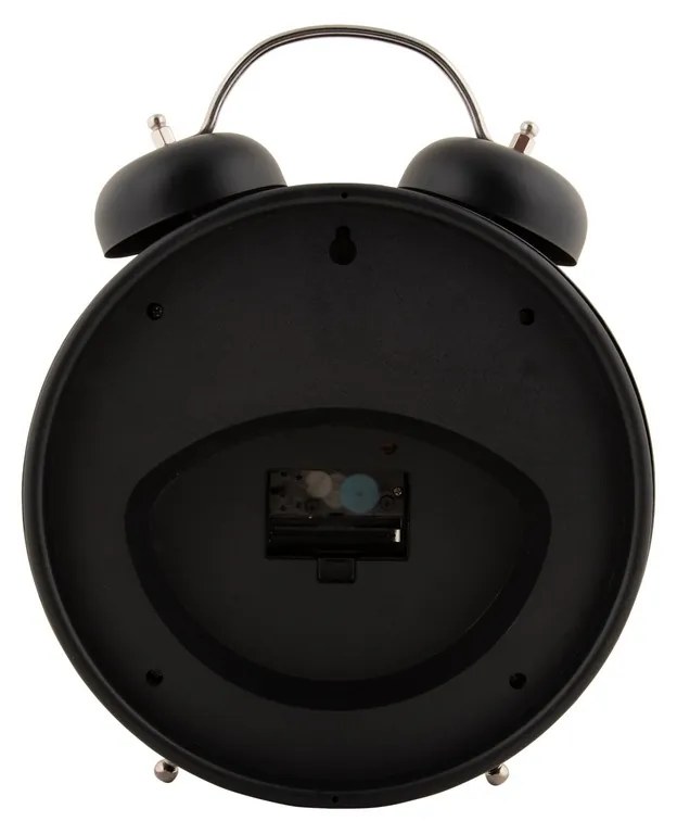 Karlsson 6019BK dizajnové stolné hodiny/budík čierna, pr.. 30 cm