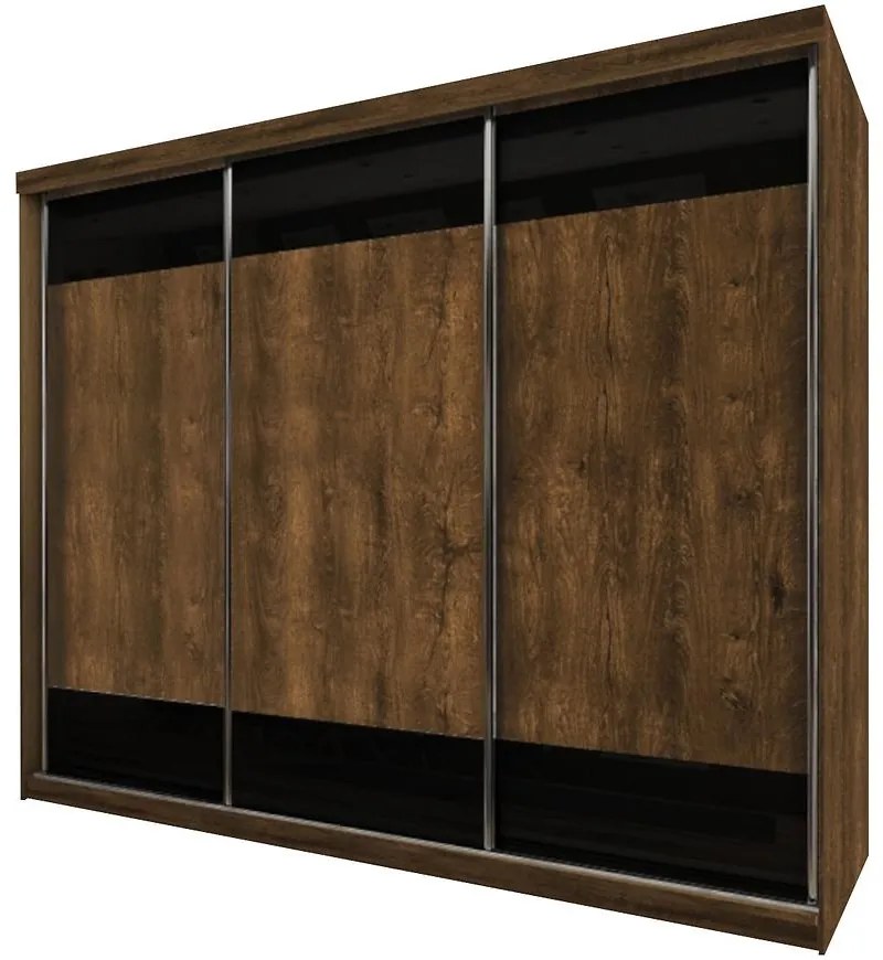 Skriňa Top 15 250 tmavý jaseň