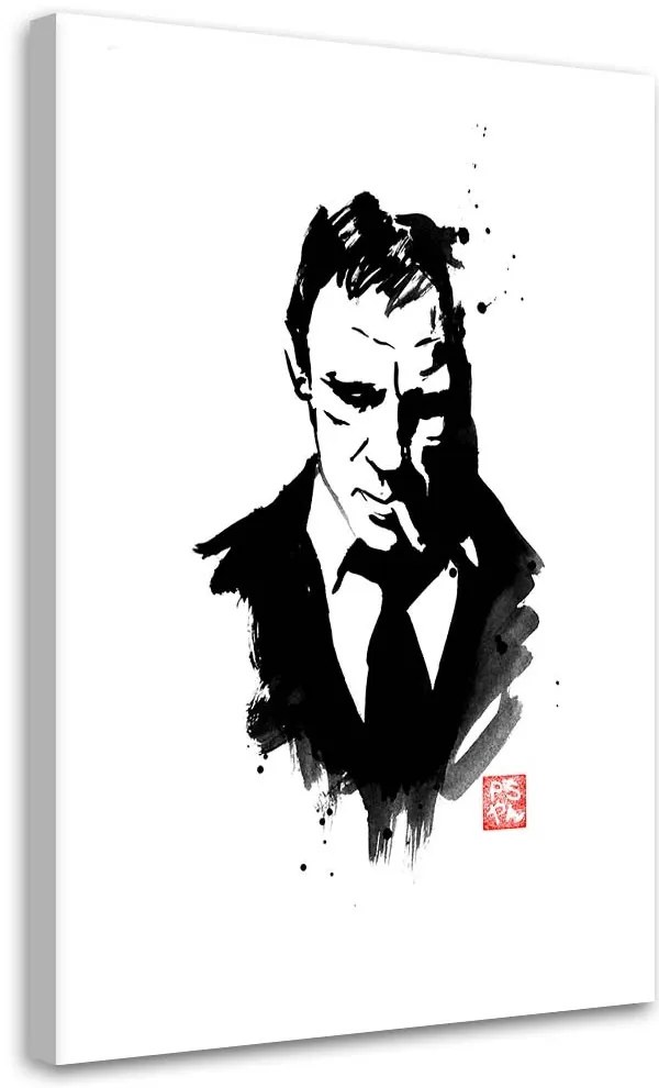 Gario Obraz na plátne James Bond Daniel Craig - Péchane Rozmery: 70 x 100 cm