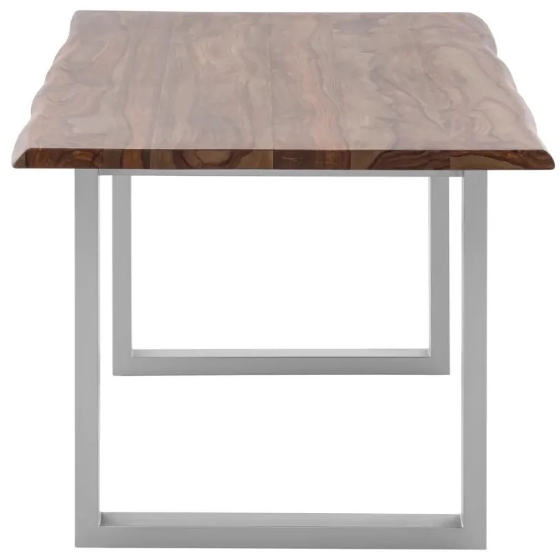 furniture-nabytek.cz - Masivní jídelní stůl Bullwer z palisandru, lakovaný, hnědý – 230×100 cm