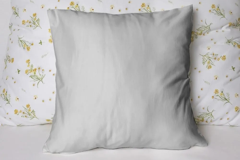 Polášek Jednofarebná obliečka na vankúš Jersey - Vínová | 50 x 50 cm