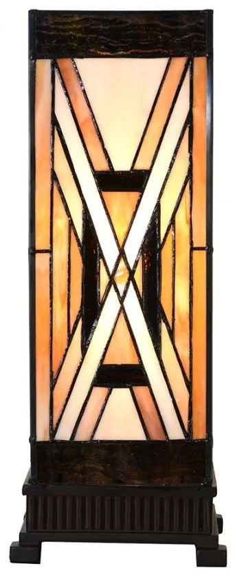 Vitrážová stolná lampa PRISM 44*17