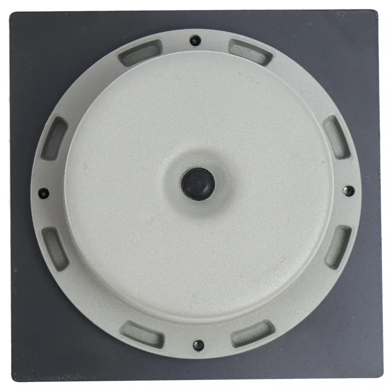 Sada 6 zemných bodových svetiel čierna štvorcová vrátane LED IP65 solárne - Terry