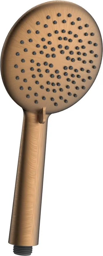 Sapho Sapho, Ručná masážna sprcha, 5 režimu, silikon trysky, priemer 120mm, ABS/meď mat, SK879PG