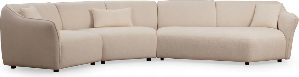 Rohová sedačka Mentasota 2 (krémová)