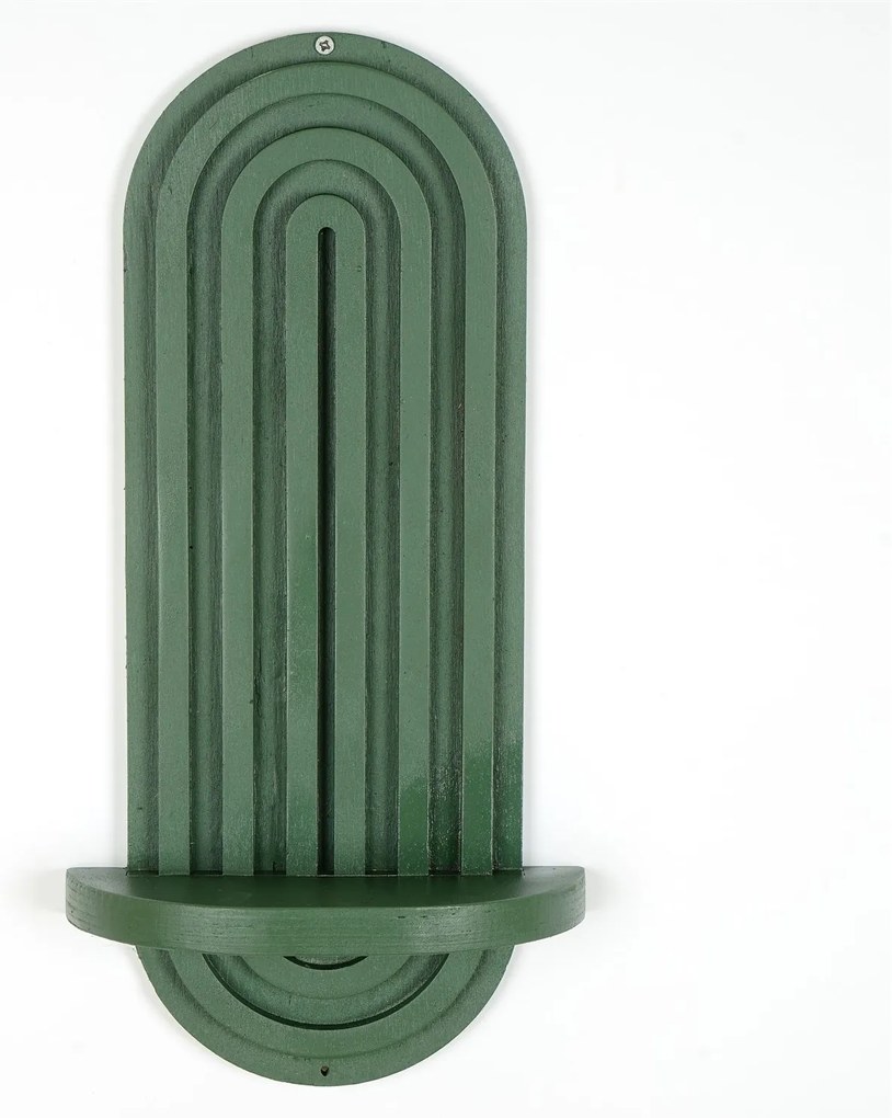 Nástenná polica Raf268 zelená