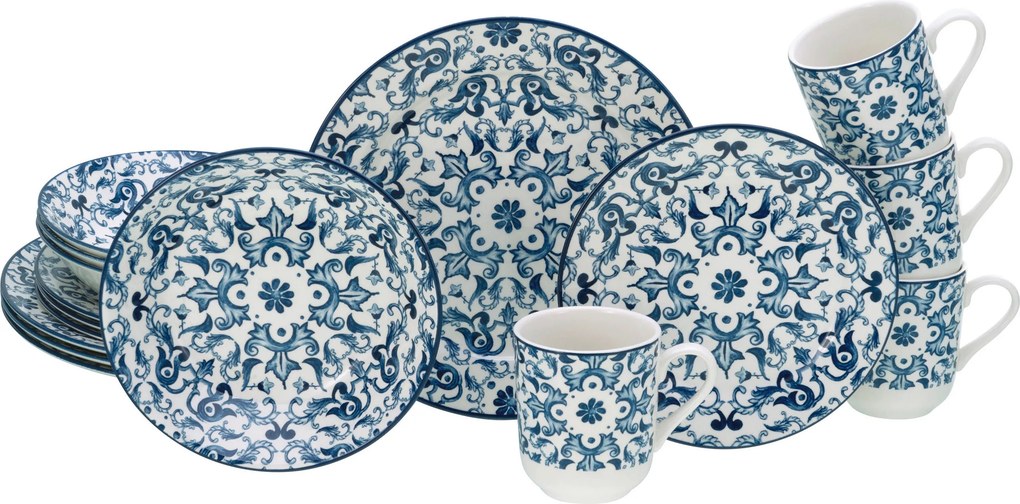 XXXLutz KOMBINOVANÝ SERVIS Fresco 16-dielne Creatable - Online Only bytové doplnky - 007768060601