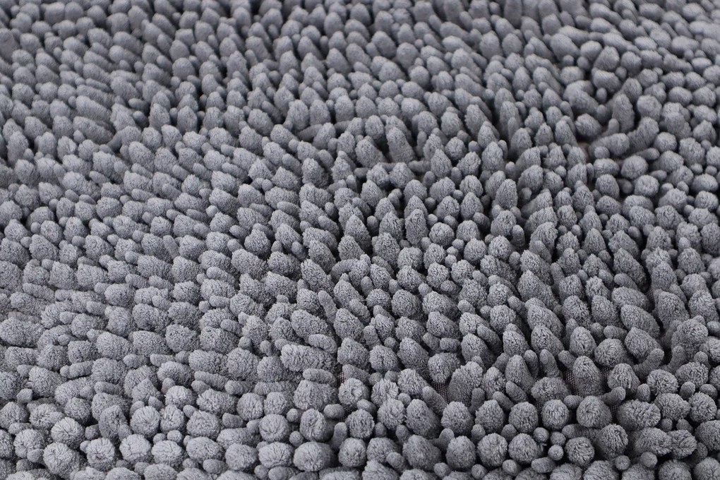 Lalee koberce Kúpeľňová predložka Fluffy 700 Grey - 40x60 cm