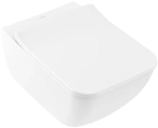 Wc s doskou softclose Villeroy & Boch Venticello alpská biela so zadným odpadom 4611RS01