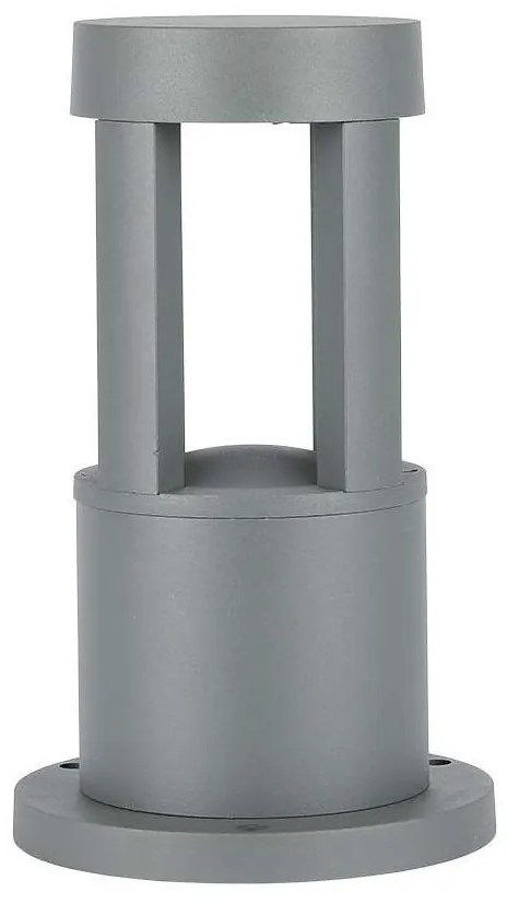 LED Vonkajšia lampa LED/10W/230V 25cm 4000K IP65 šedá
