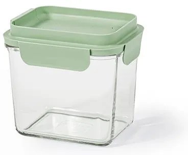 GLASSLOCK NÁDOBA S VEKOM 1200ML ZELENÁ
