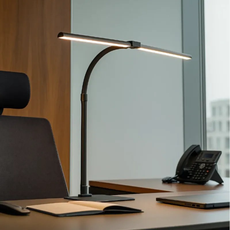 Stolná LED lampa ALVARO, základňa, diaľkový ovládač