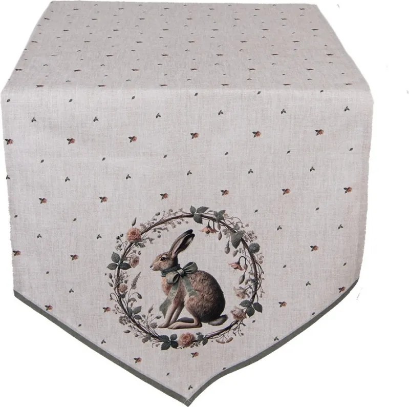 Table Runner 50x160 Cm Beige Cotton - 50*160 cm