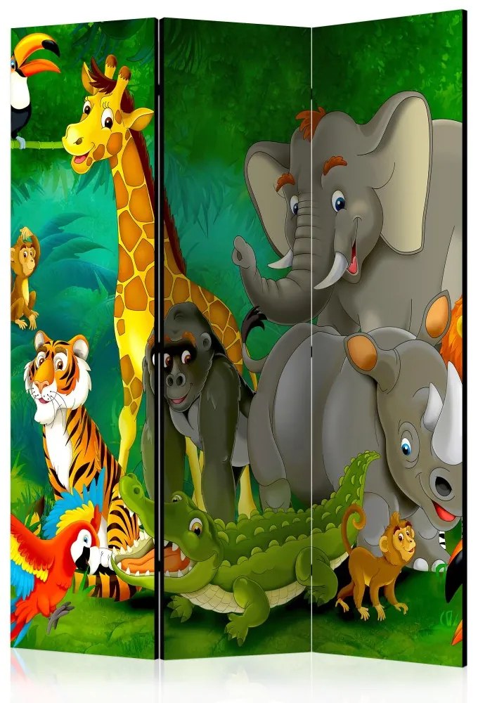 Artgeist Paraván - Colourful Safari [Room Dividers]