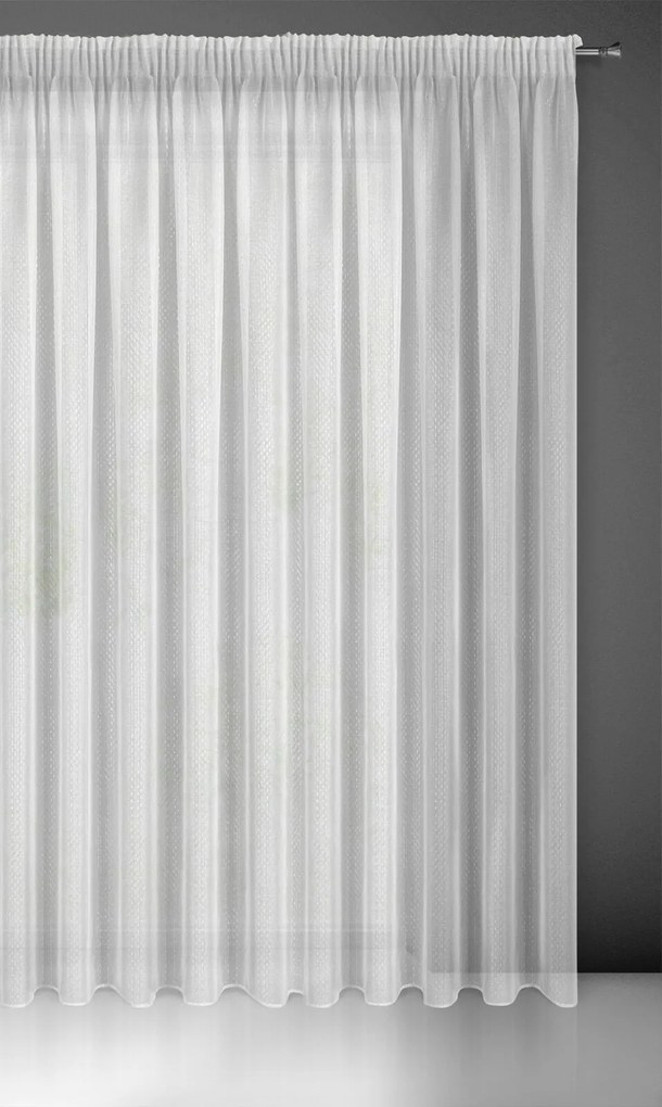 ZÁCLONA NA PÁSKE LOARA 300X270 CM BIELA