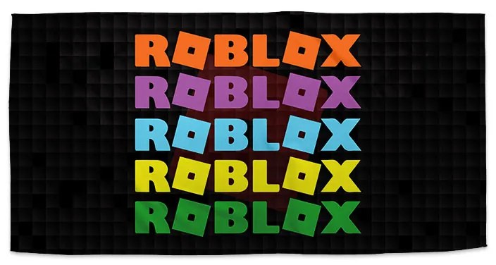 Sablio Uterák ROBLOX Farebný text - 30x50 cm